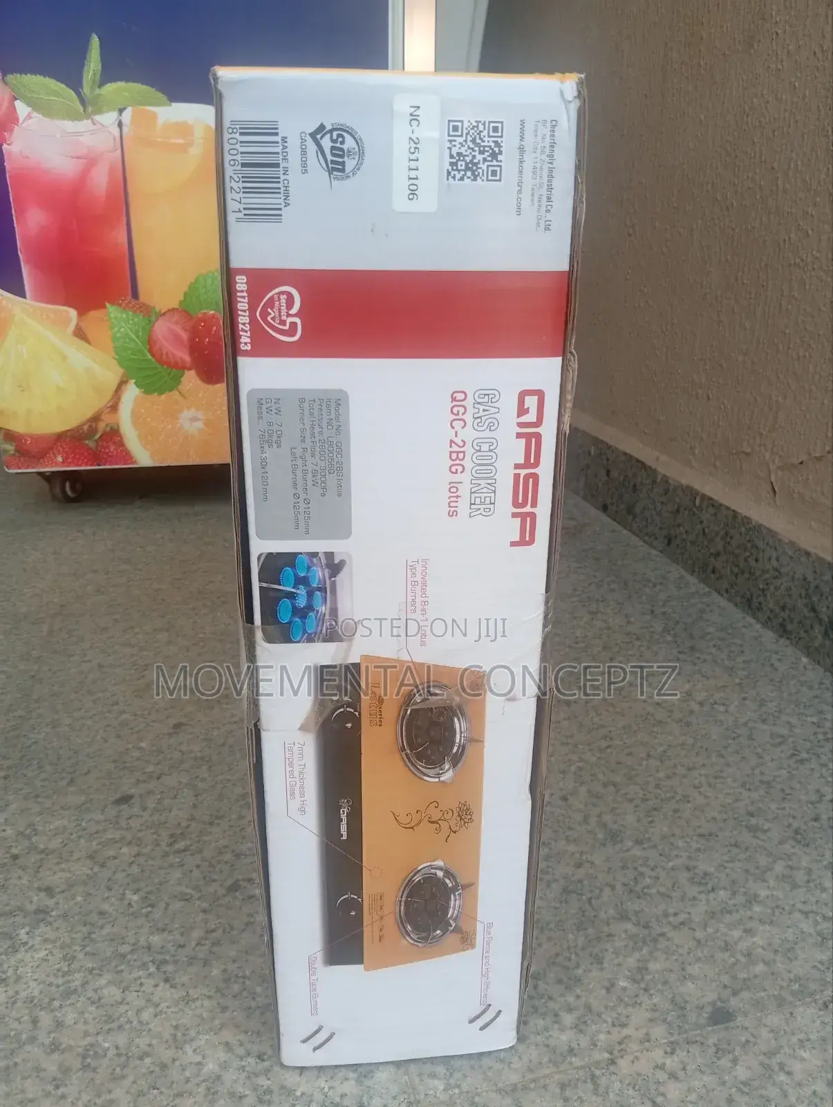 Qasa Gascooker QGC-2BG Lotus Series