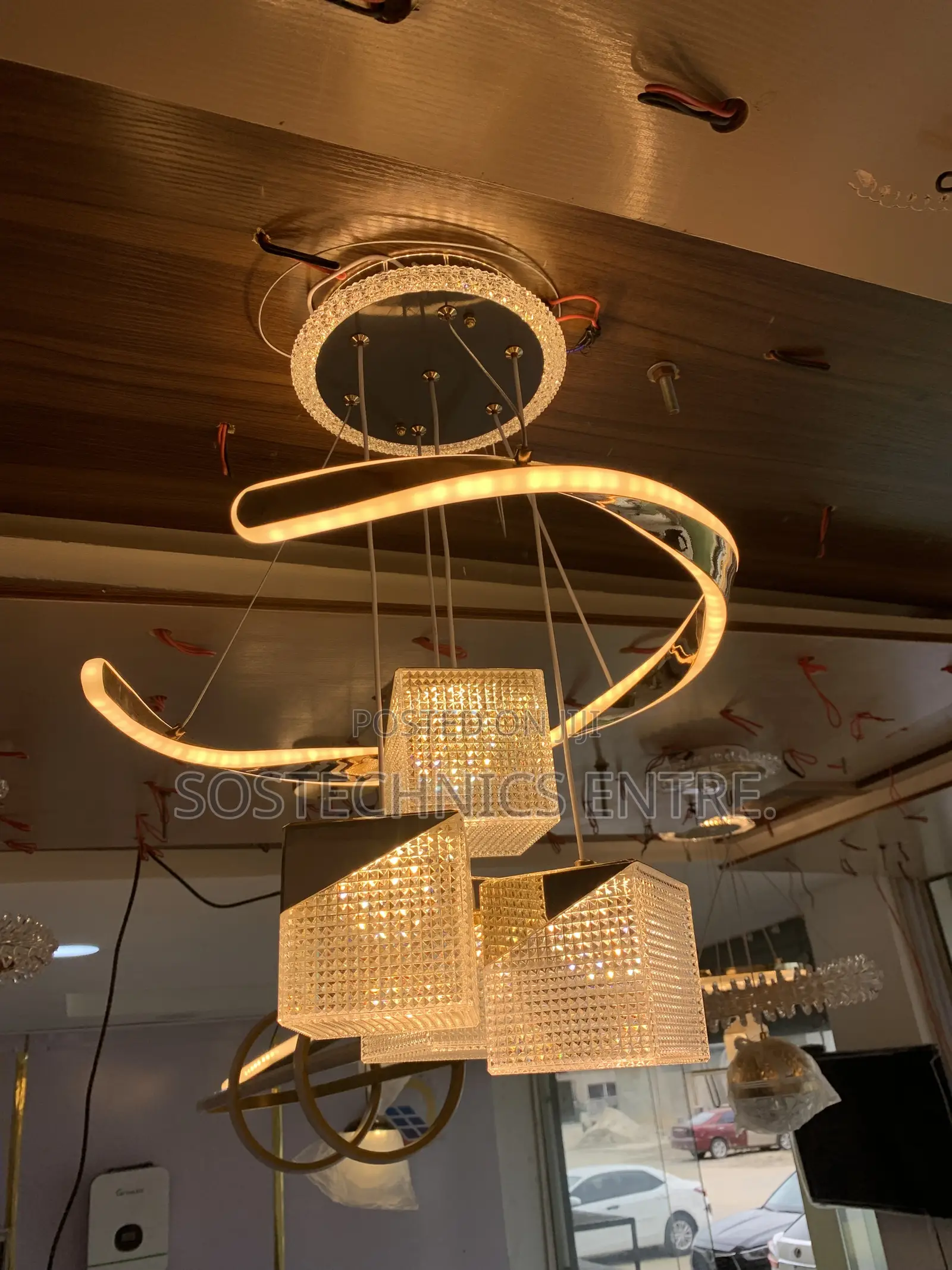 Modern LED Dropping Chandelier