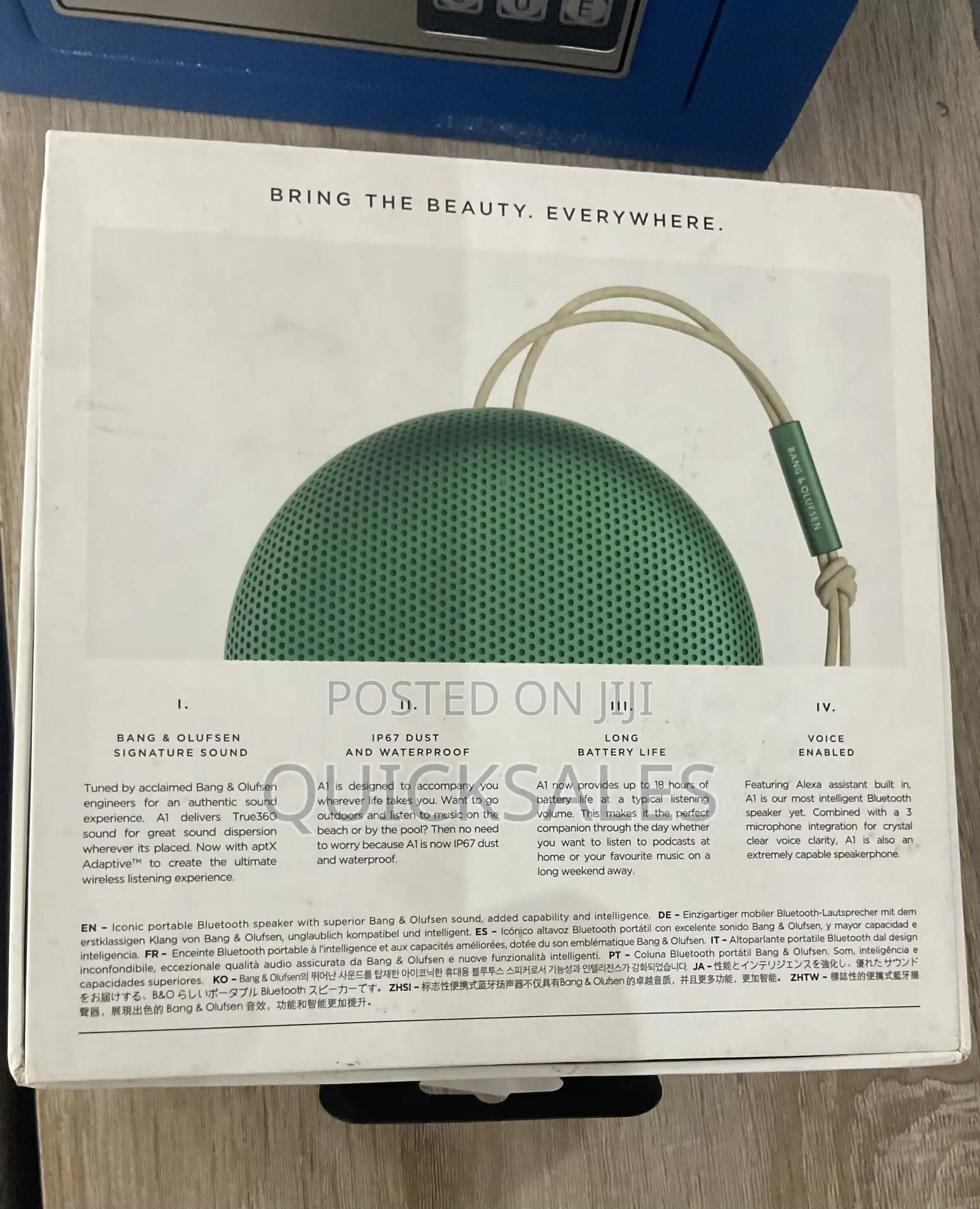 Bang Olufsen A1 2ND Gen Waterproof With inBuilt Alexa