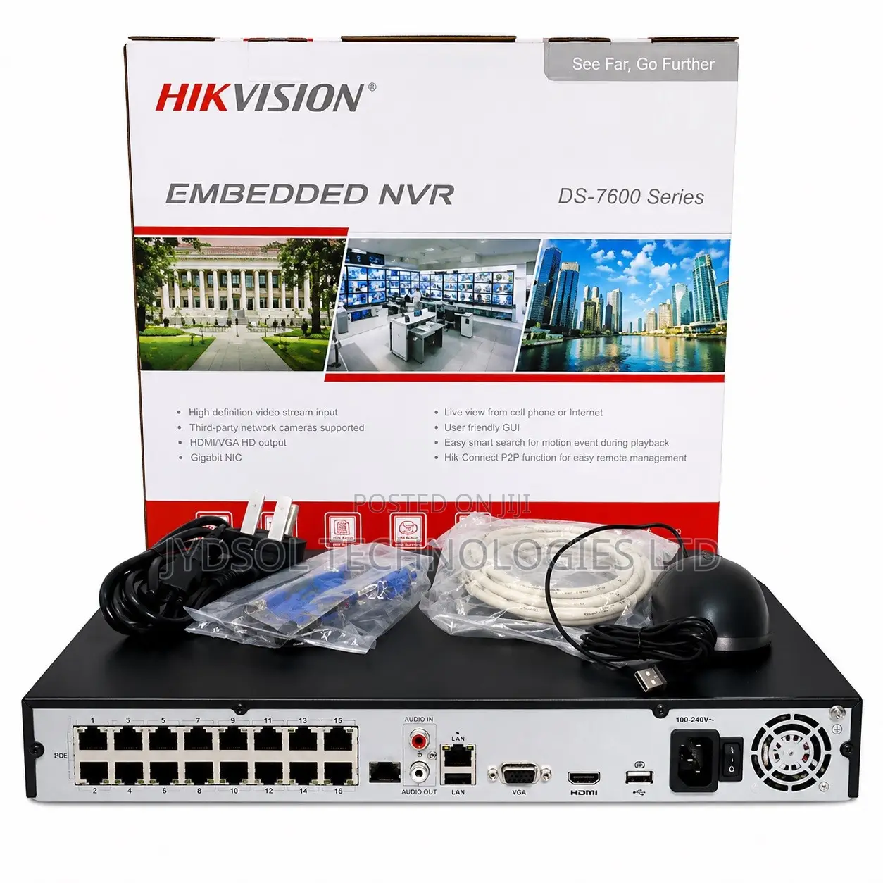 Hikvision 16 Channel Non- PoE NVR - DS-7616NI-Q2