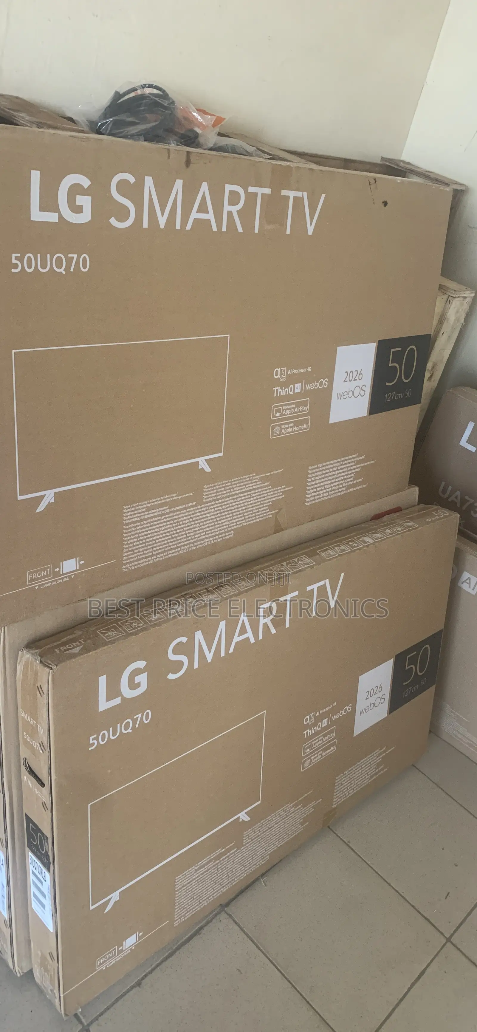 50 Inches LG Webos THINQ UHD With Full Smart TV Option