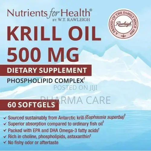 Krill Oil 500 Mg- 60 Softgels