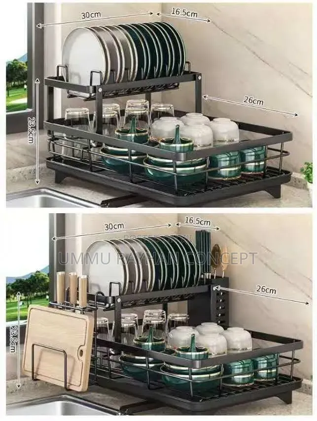 New 2layers Steel Dish Rack