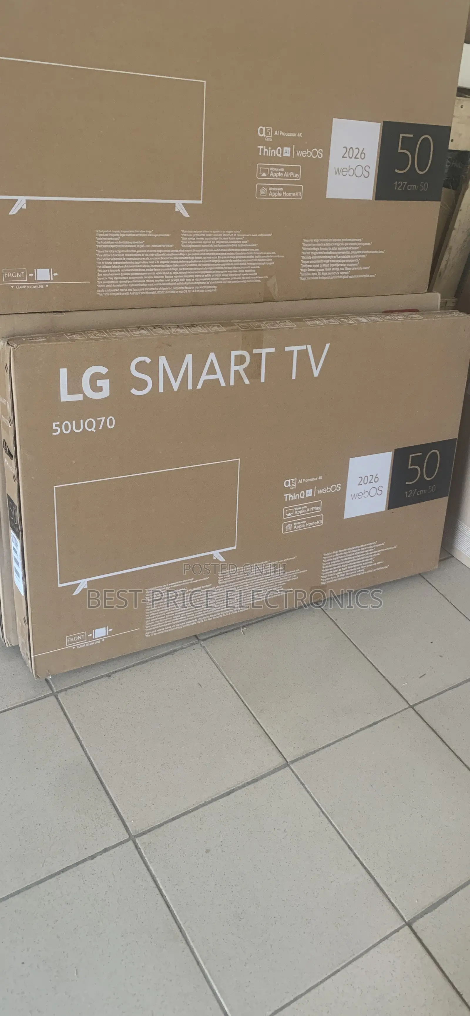 50 Inches Webos THINQ UHD With Smart TV Options