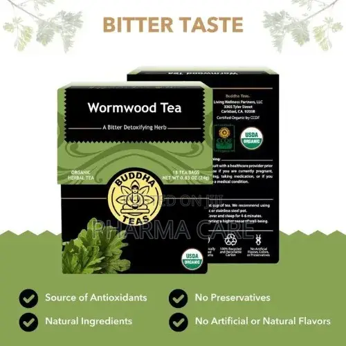 Organic Wormwood Tea - 18 Tea Bag