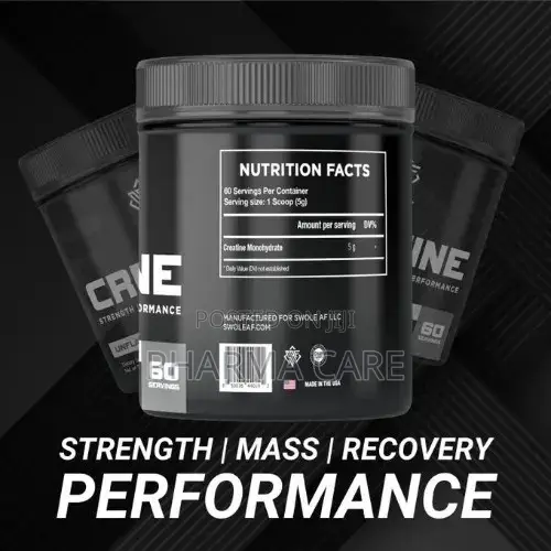 Creatine Monohydrate 300g Muscle Gain Endurance Recovery