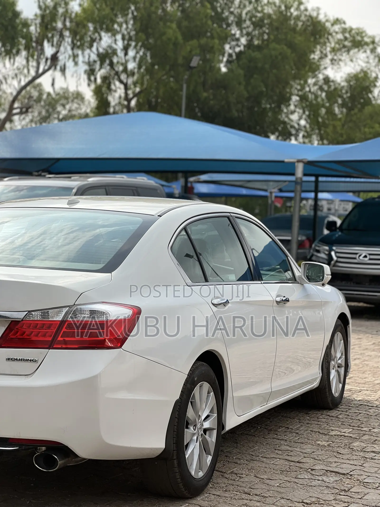 Honda Accord Touring V-6 4dr Sedan (3.5L 6cyl 6A) 2014 White