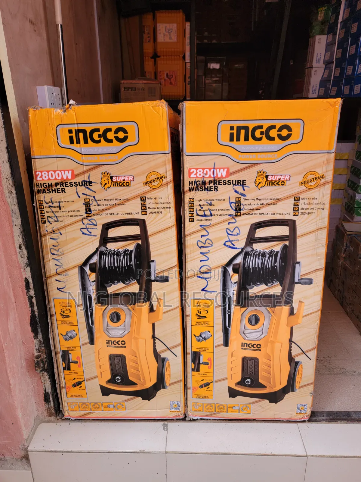 2800w High Pressure Washer INGCO