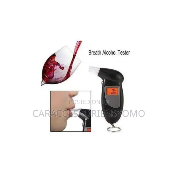 Alcohol Tester With Mouthpieces Breathalyzer Digital LCD