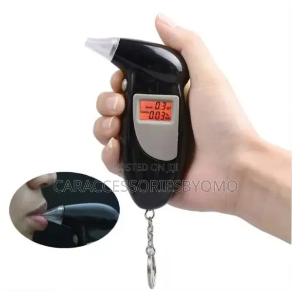 Alcohol Tester With Mouthpieces Breathalyzer Digital LCD