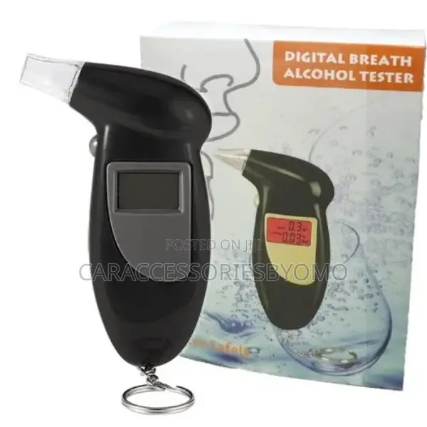 Alcohol Tester With Mouthpieces Breathalyzer Digital LCD