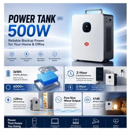 Itel Energy Itel Power Tank All-in-One ESS 500W 1000Wh