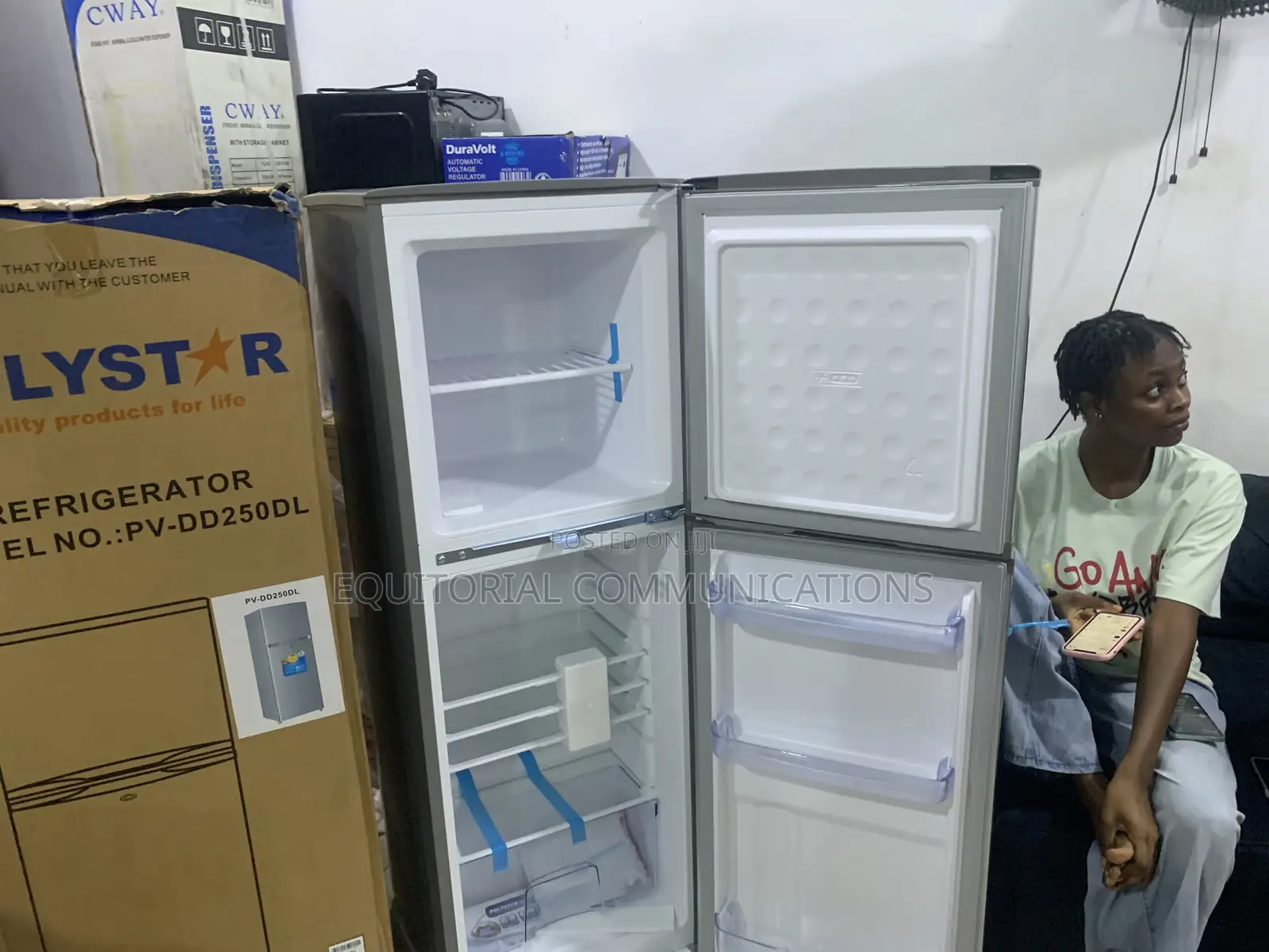 Polystar 250L Refrigerator for Drinks and Groceries