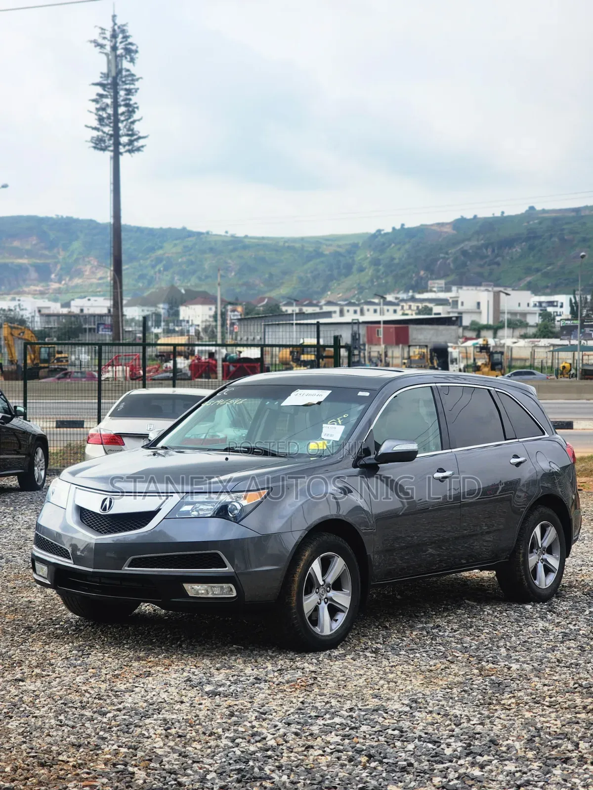 Acura MDX Advance Package SUV AWD (3.7L 6cyl 6A) 2012 Gray