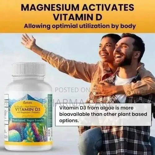 VitaminD3 4000IU With Magnesium Probiotic Digestiv Enzyme-60 Capsule
