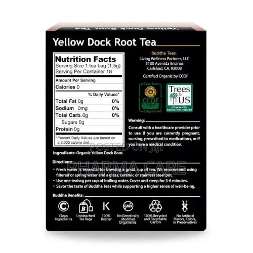 Yellow Dock Root Tea 18