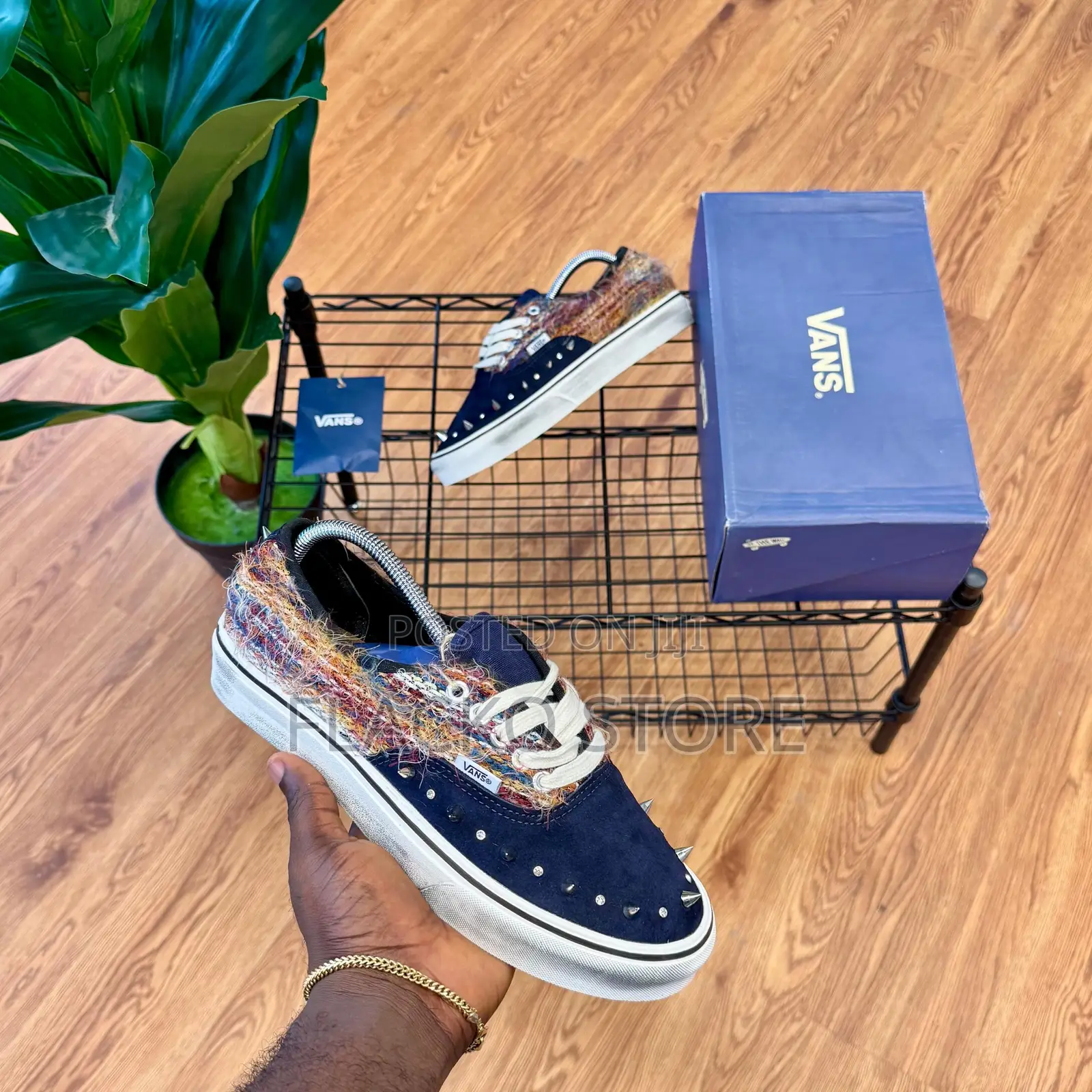 Vans Premium LX Authentic 44 Ibiza Mohair Pack Studded Sneakers