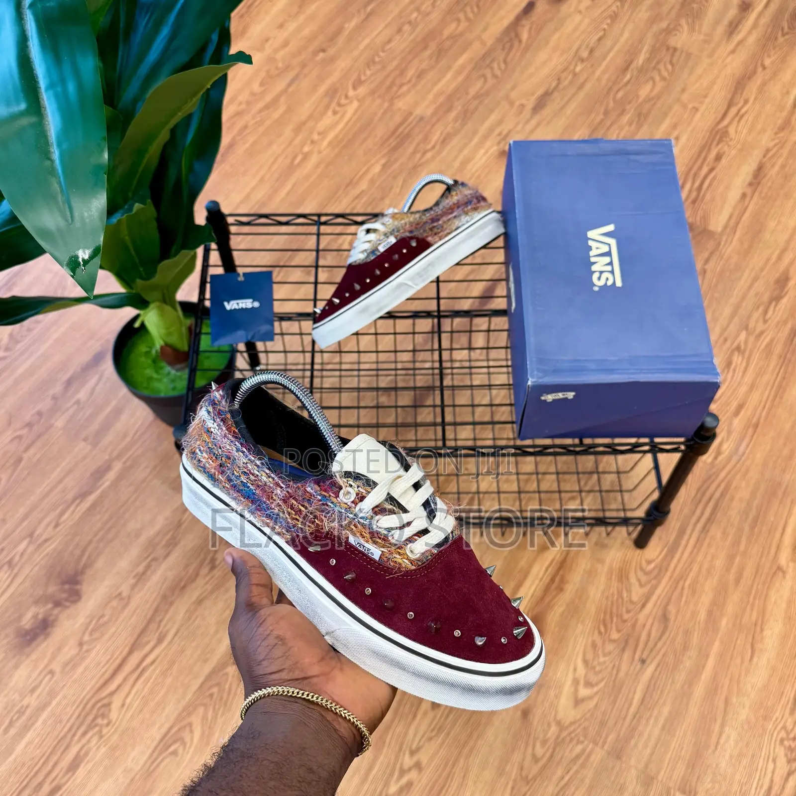 Vans Premium LX Authentic 44 Ibiza Mohair Pack Studded Sneakers