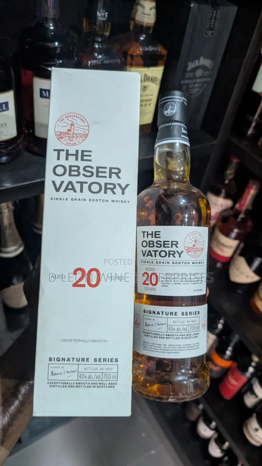The OBSER VATORY Whiskey Carton by ( 12 Bottles )