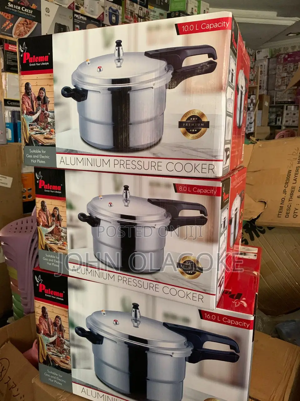 14L Paloma Quality Aluminium Pressure Pot