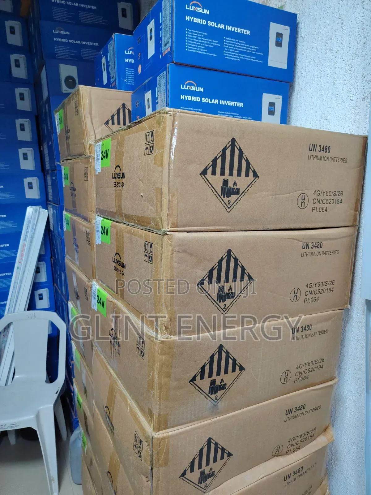 5kwh 24v Luxsun Lifepo4 Lithium Battery