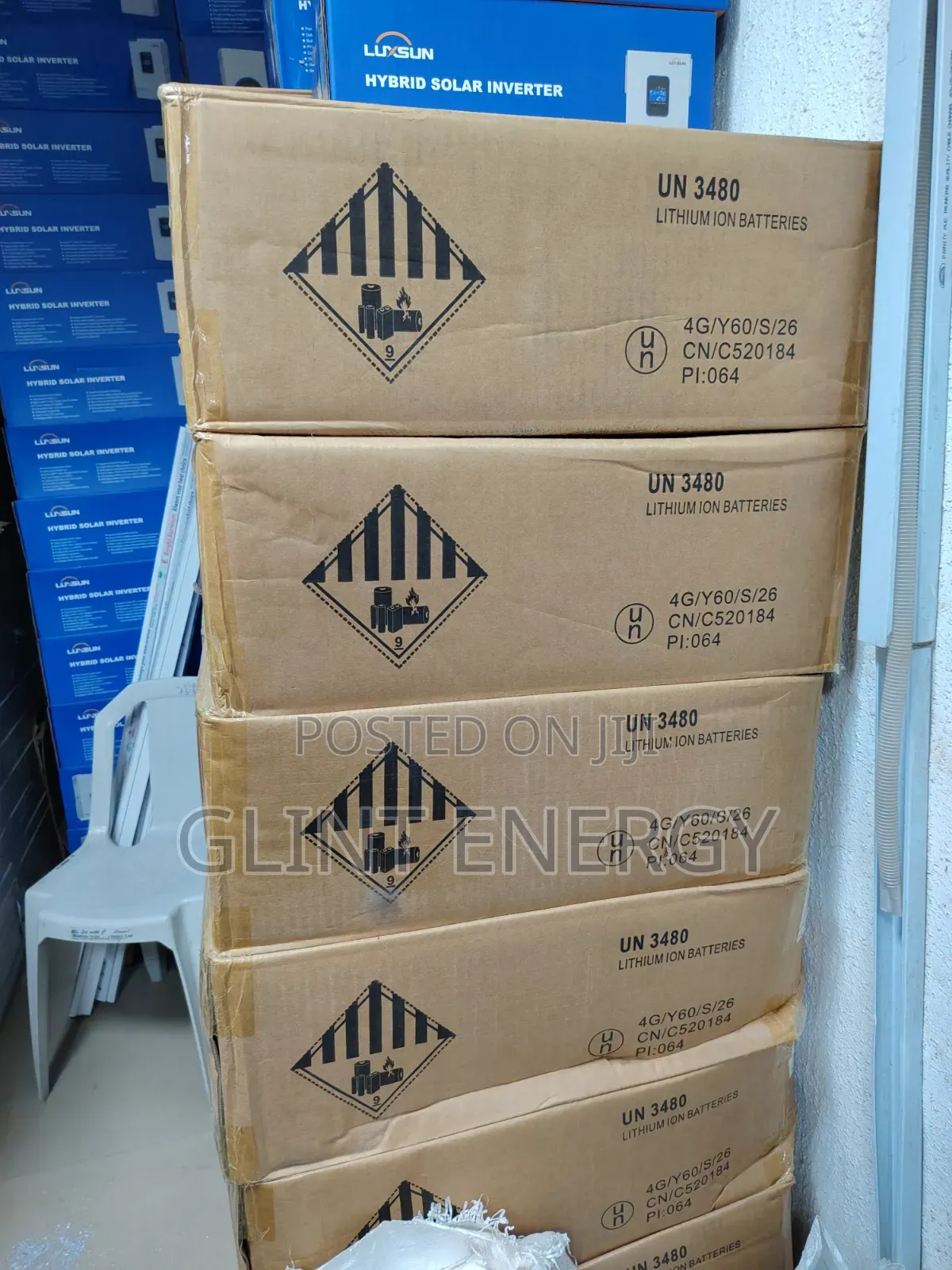 5kwh 24v Luxsun Lifepo4 Lithium Battery