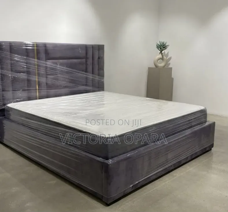 Brand New 6by6 Orthopedic Mattress With Bedframe