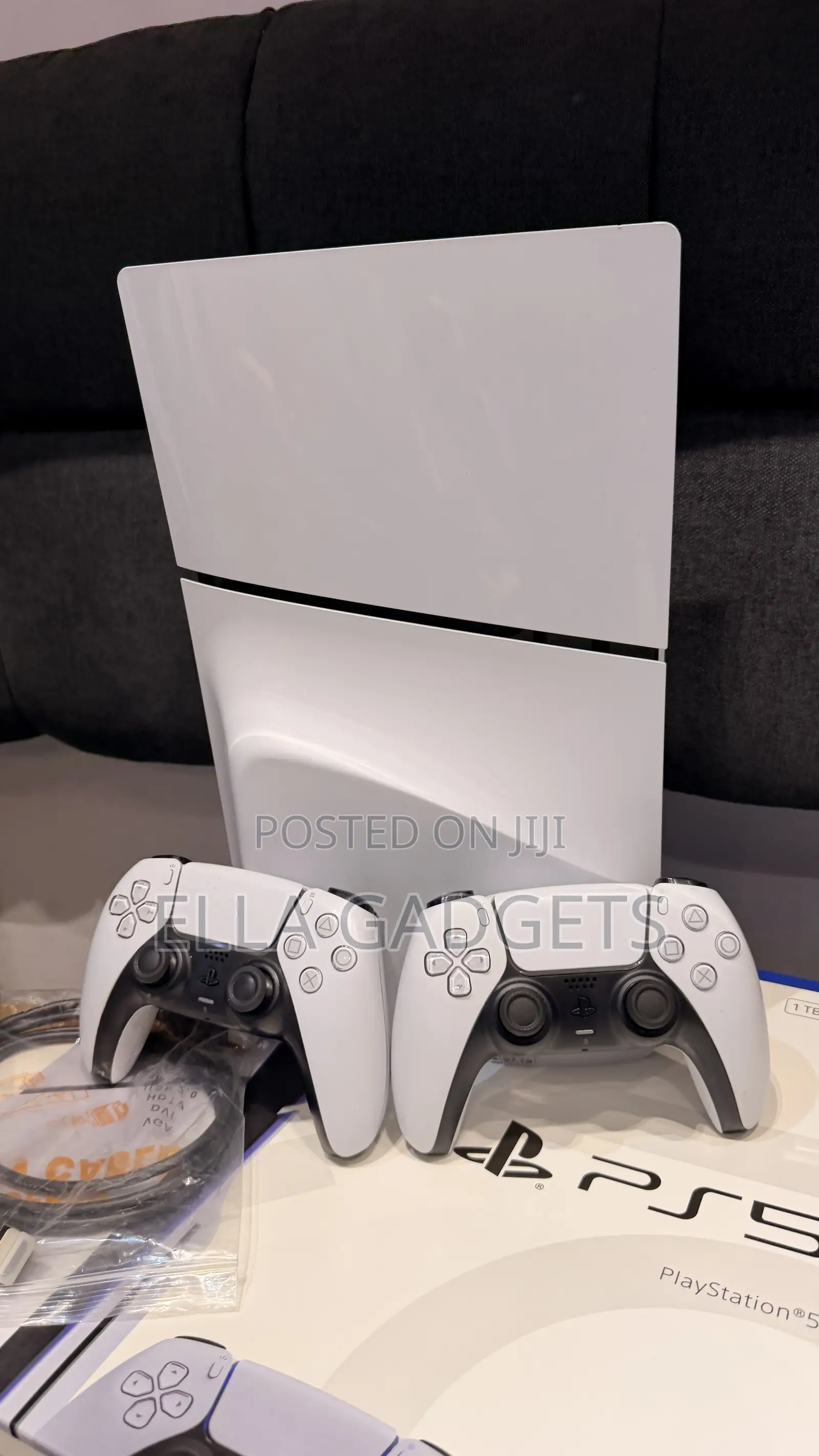 Uk Used Ps5 Slim With Games + 2 Pads 