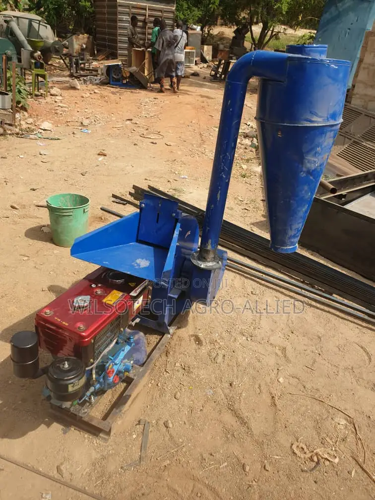 1ton/Hr Crusher Machine Powered With Diesel