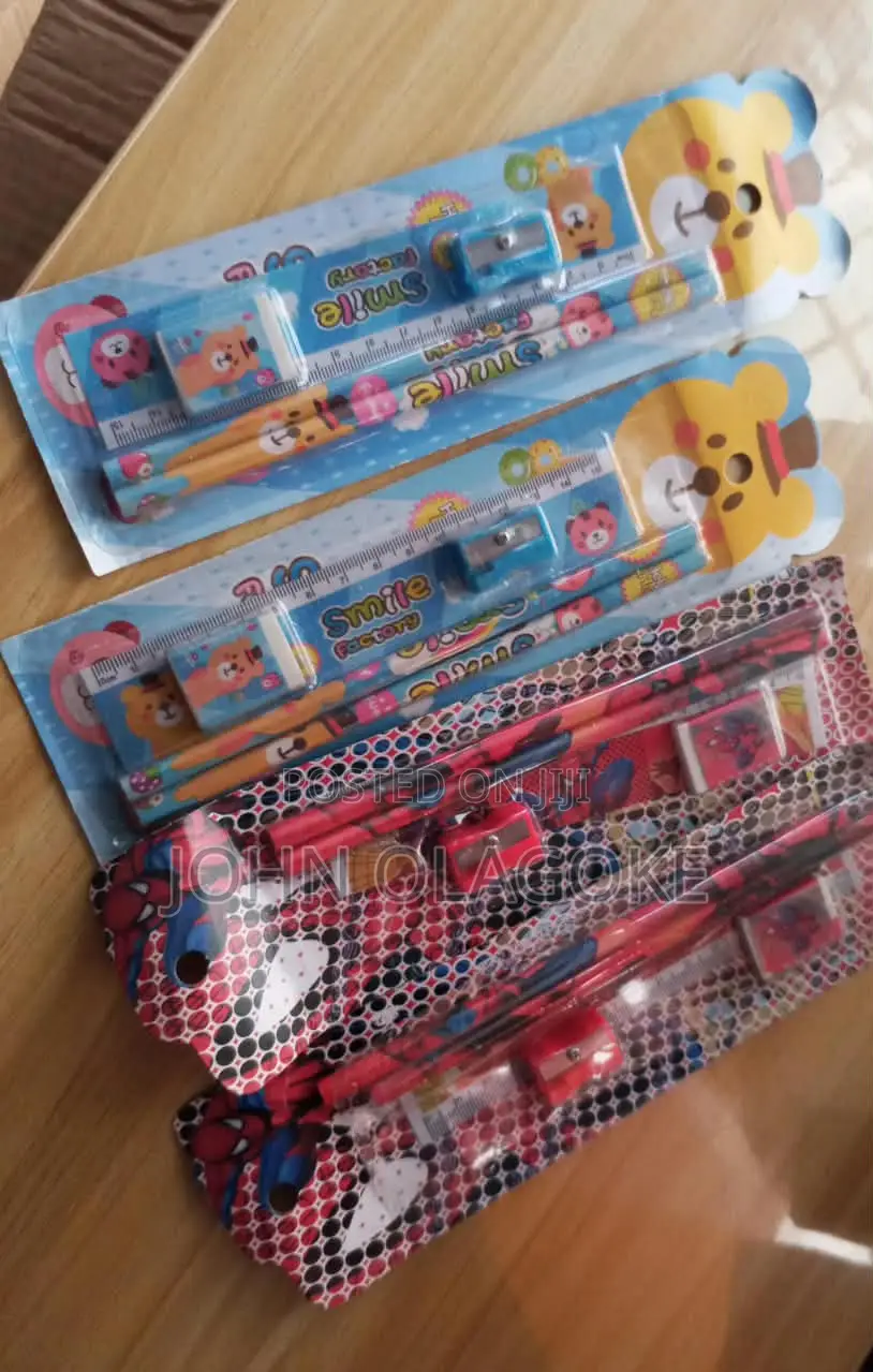 Stationary Kids Set With Pencils Eraser