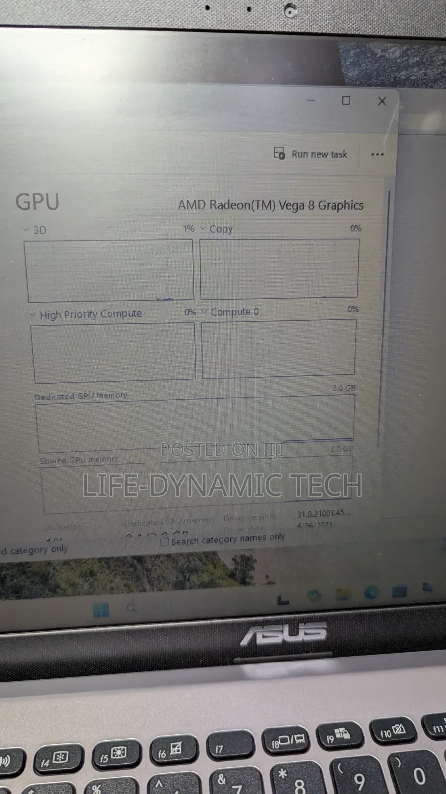 Laptop Asus Vivobook 15 8GB AMD Ryzen 5 SSD 128GB