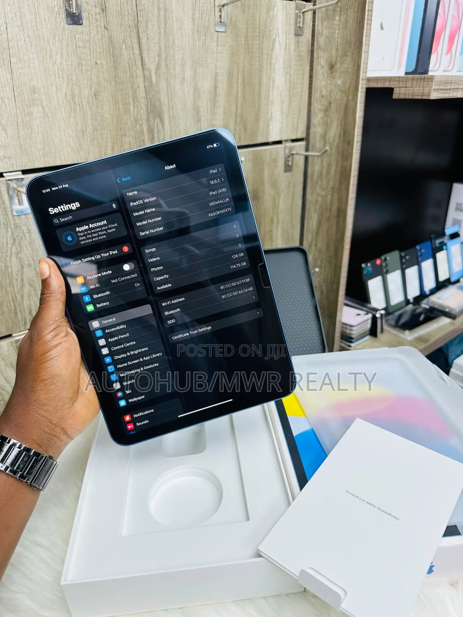New Apple iPad Pro 128 GB Blue
