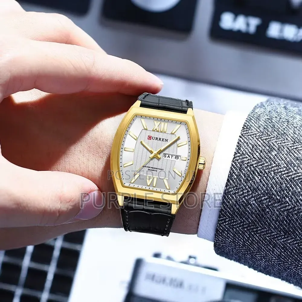 Curren Premium Leather Water Resistant Watch