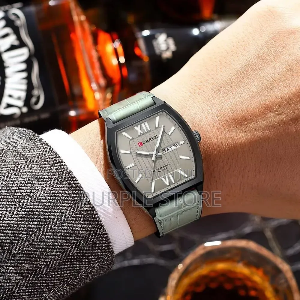 Curren Premium Leather Water Resistant Watch