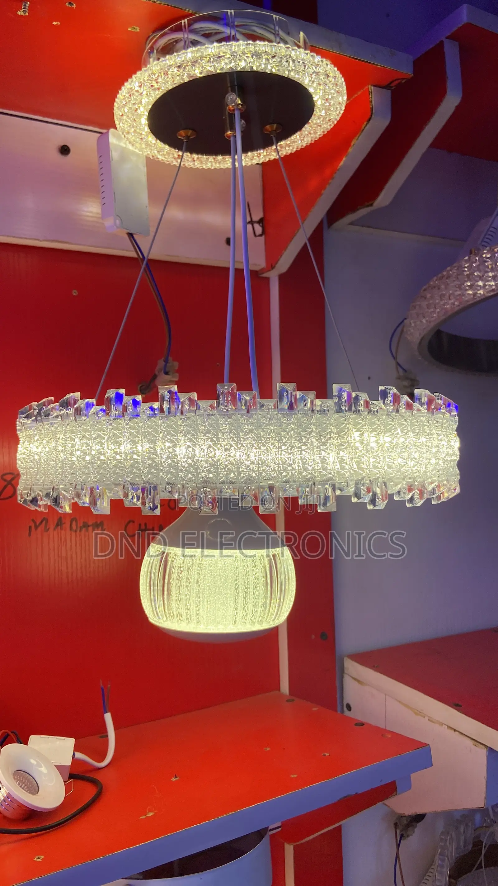 Modern Crystal LED Pendant Chandelier