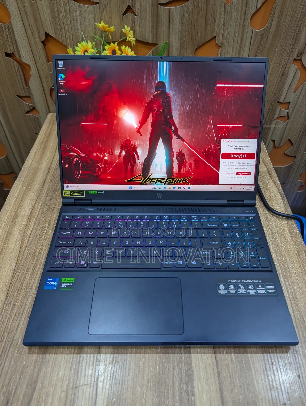 Laptop Acer Predator Helios Neo 16 16GB Intel Core i7 SSD 512GB