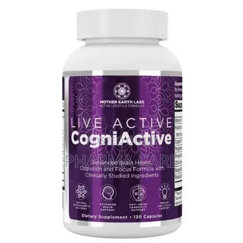 Live Active Cogniactive 120 Capsules Citicoline