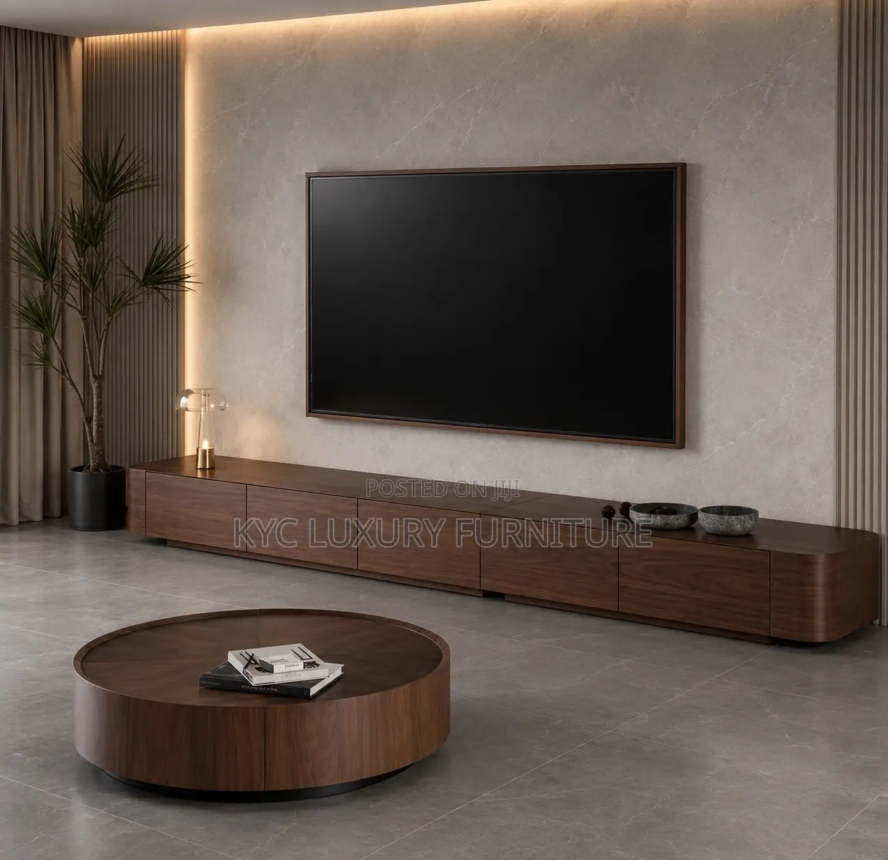 Elegant TV Stand and Center Table
