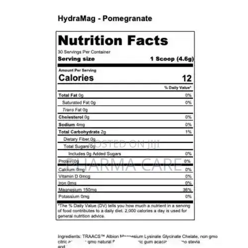 Hydramag Magnesium Glycinate- 135g