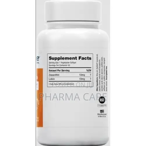 Antioxidants Zeaxanthin and Lutein- 60 Tablets