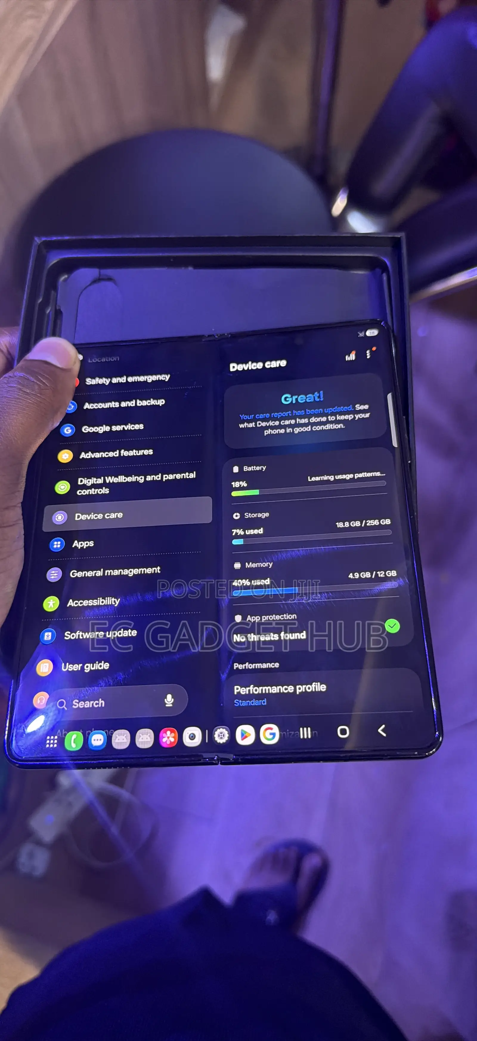 Samsung Galaxy Z Fold 5 256 GB Black