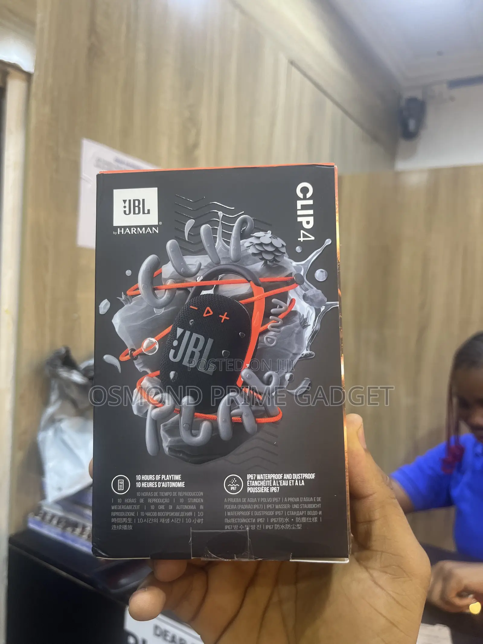 JBL 4 CLIP Portable Mini Bluetooth Speaker