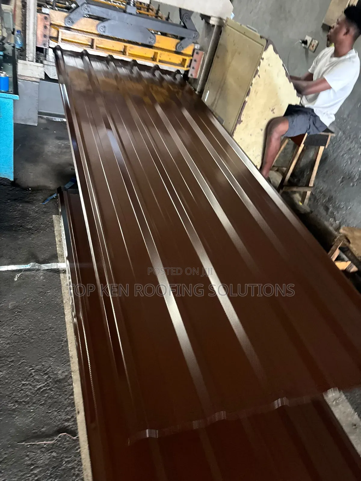 Original 0.55mm(B) Nut Brown Longspan Aluminum Roofing Sheets