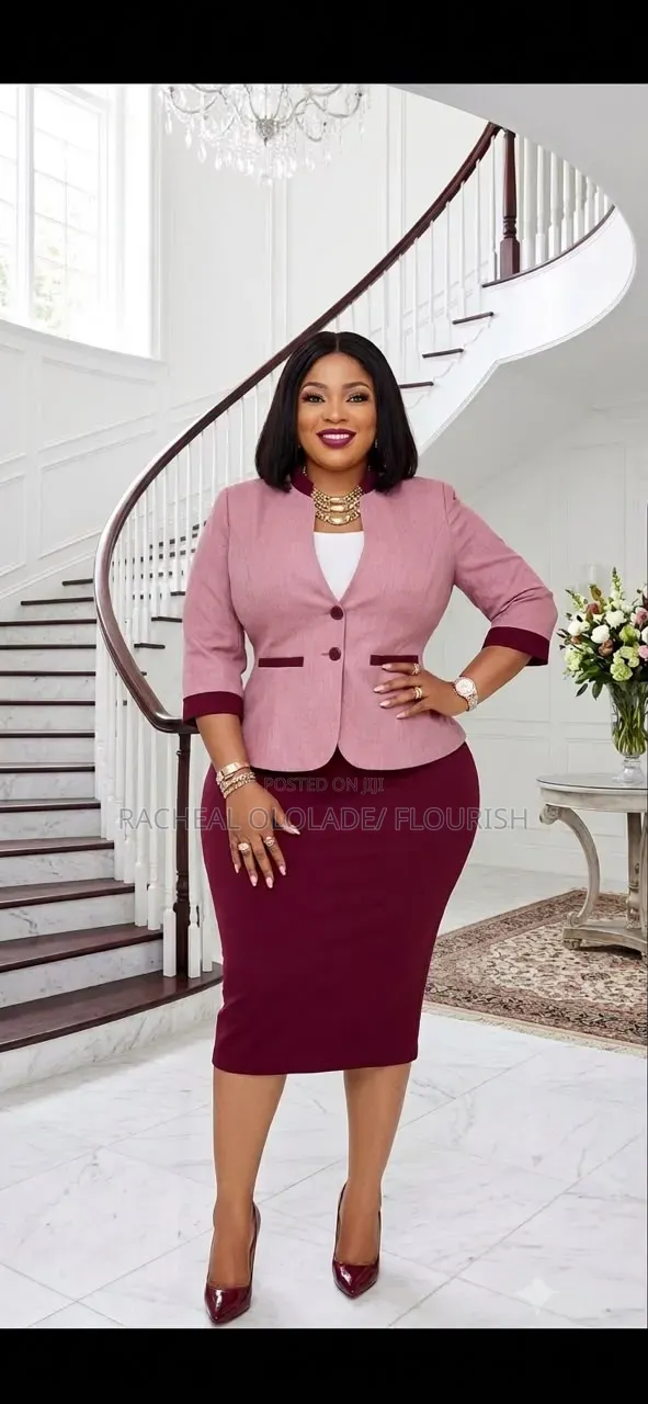 Elegant Female Cooperate Office Dresses
