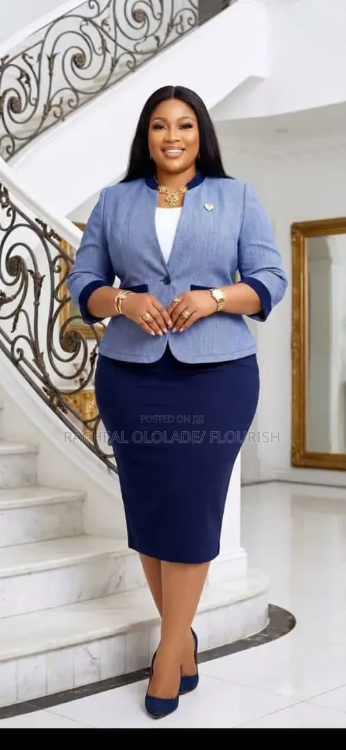 Elegant Female Cooperate Office Dresses