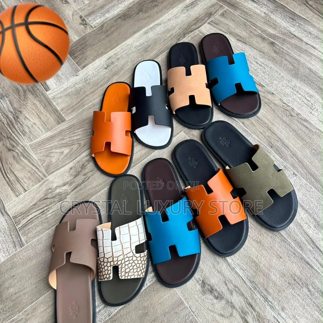 High Quality Men Genuine Leather Pams