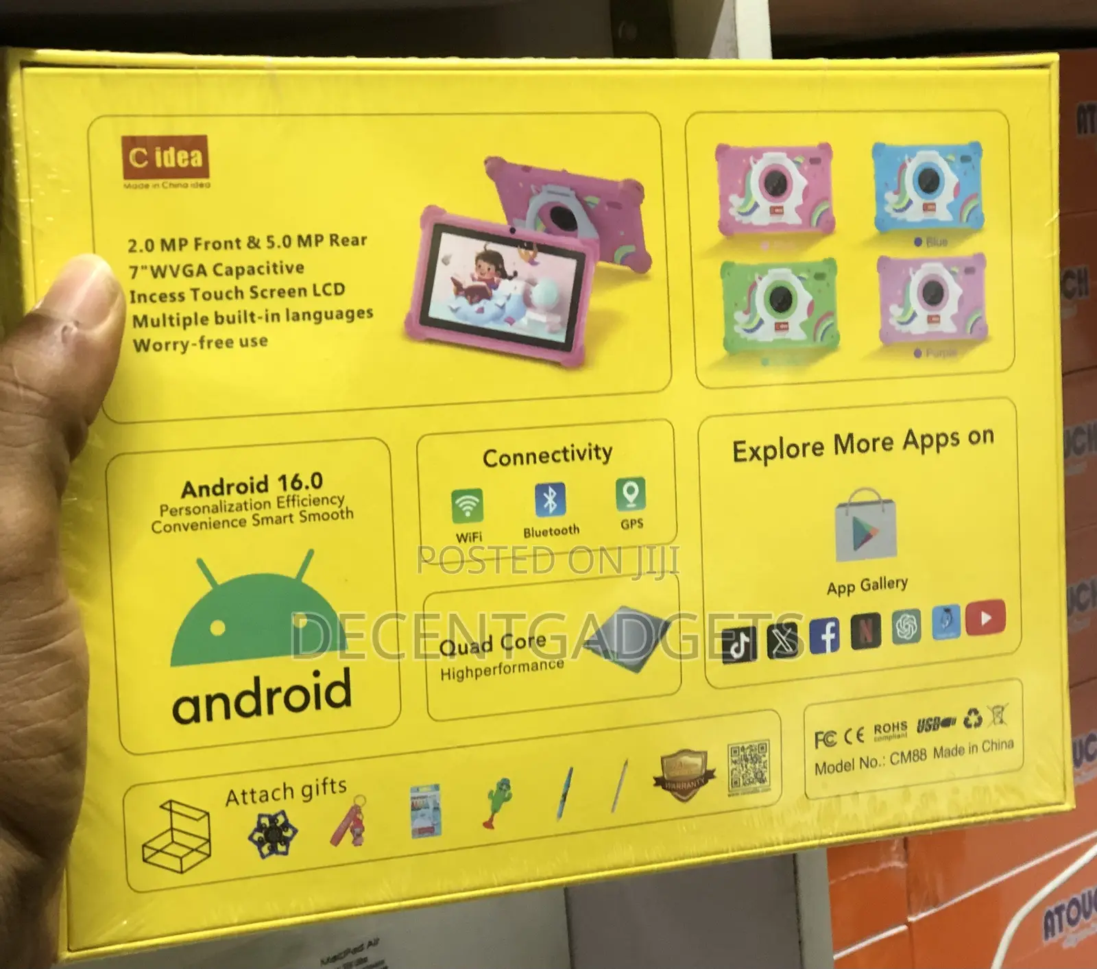 New C idea CM8800 Plus 64 GB Pink