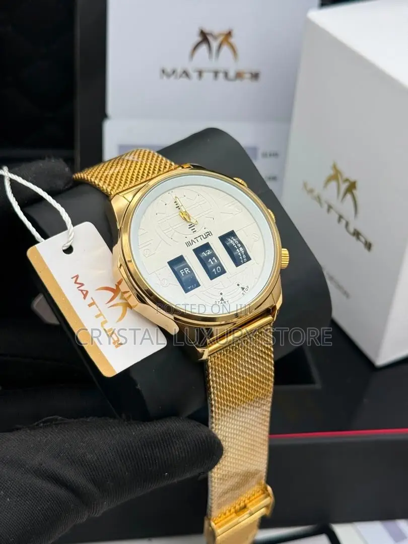 Matturi Quality Men Chain Strap Wristwatch