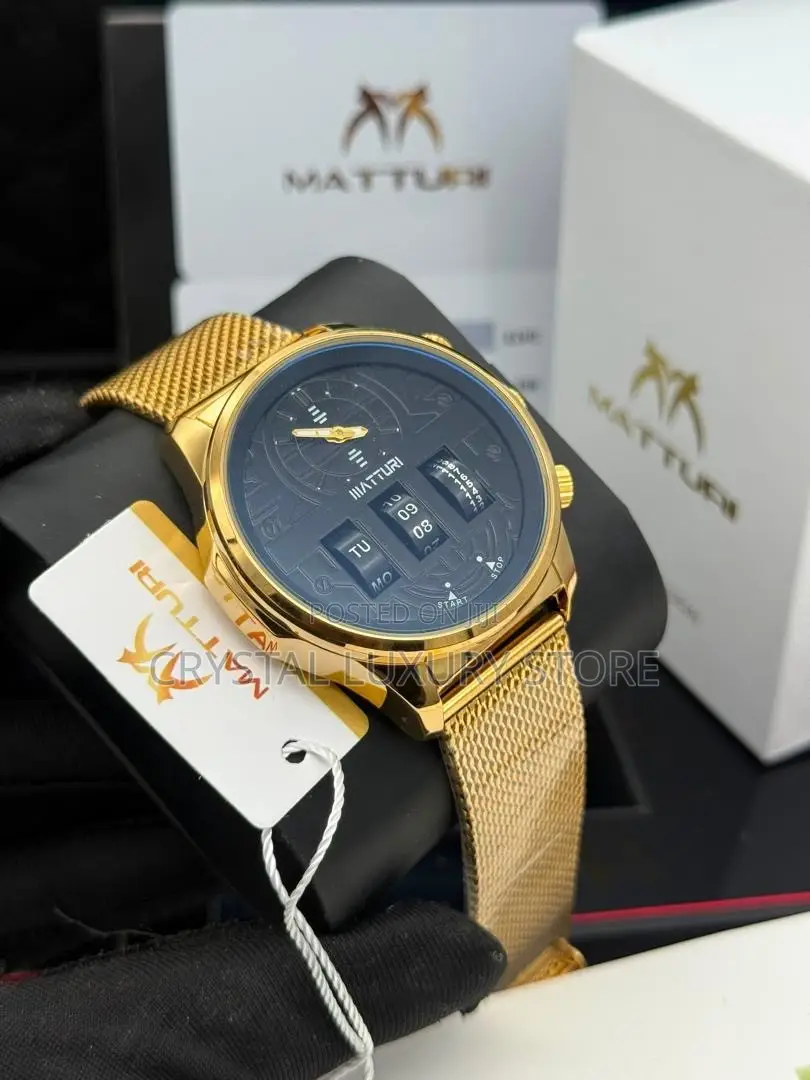 Matturi Quality Men Chain Strap Wristwatch