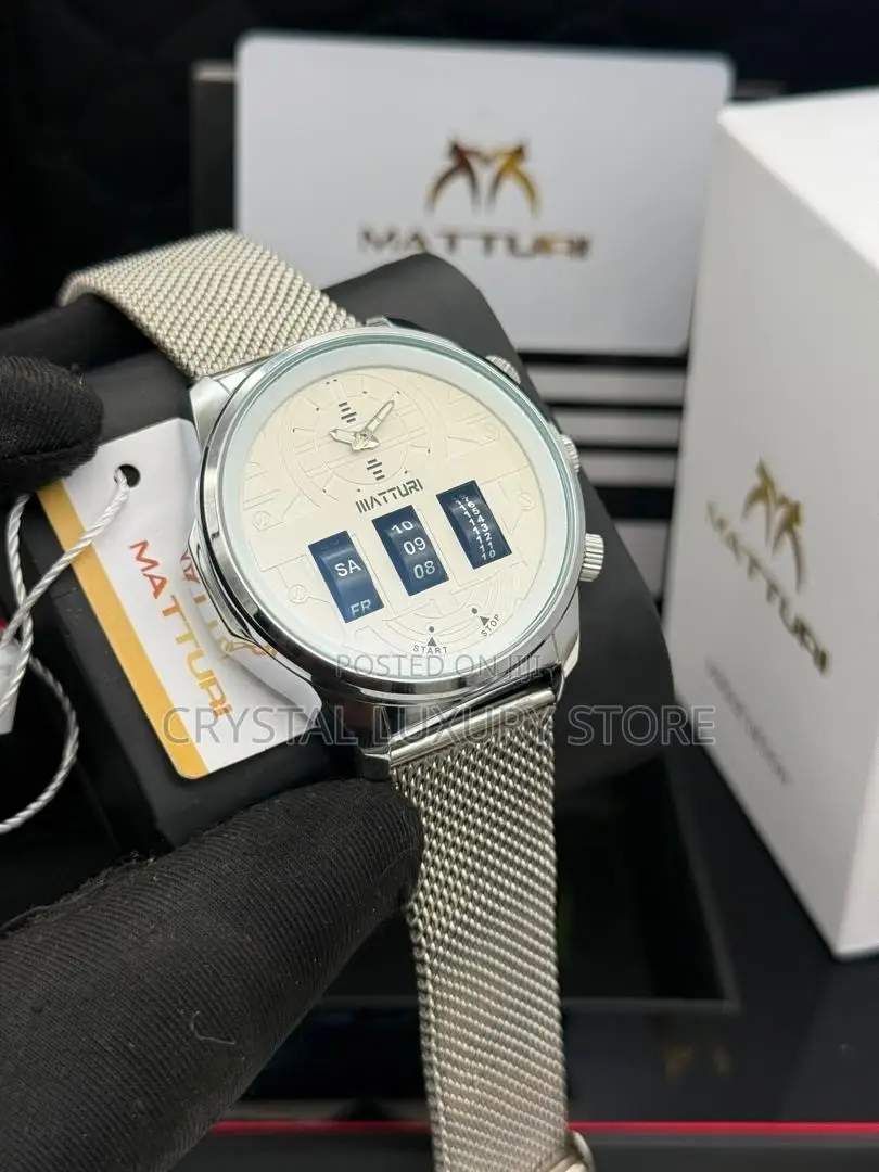Matturi Quality Men Chain Strap Wristwatch